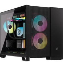 Корпус без блока питания/ Case Corsair 2500D Airflow, Midi-Tower, TG, no fan, 2xUSB-A 3.2, 1xUSB 3.2 Type-C, mATX, mITX Black
