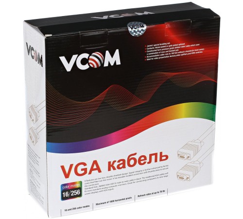 Кабель/ Кабель монитор-SVGA card (15M-15M) 15м 2 фильтра VCOM <VVG6448-15M> Кабель/ Кабель монитор-SVGA card (15M-15M) 15м 2 фильтра VCOM <VVG6448-15M>