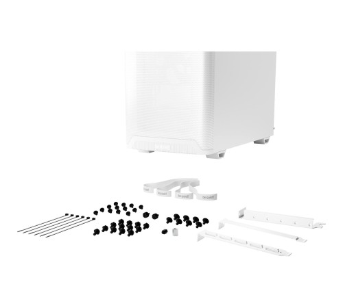 Корпус ПК без блока питания/ Case be quiet! PURE BASE 501 Airflow Window, Midi-Tower, TG, 2x140mm, 2xUSB-A 3.2, 1xUSB 3.2 Type-C, ATX, mATX, mITX White