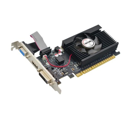 Видеокарта/ VGA AFOX NVIDIA Geforce GT710 LP 2GB, DDR3/64-bit, PCIe 2.0, 1xDVI-D, 1xHDMI, 1xD-Sub, 1-slot
