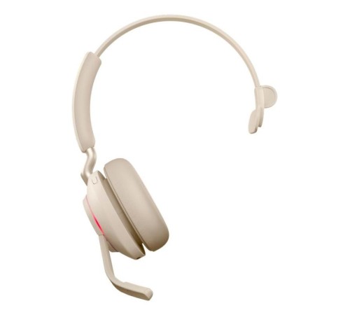 Гарнитура беспроводная/ Jabra Evolve2 65, Link380a MS Mono Stand Beige