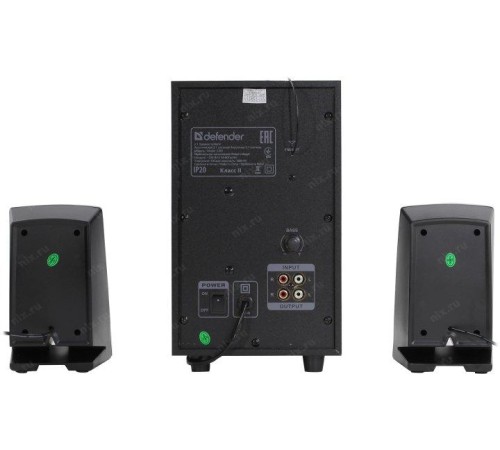 Defender Акустическая 2.1 система X361 36Вт, BT/FM/MP3/SD/USB/LED/RC