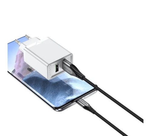 Сетевое зарядное устройство Vention на 2 порта USB (A+A) QC 3.0 Белый Сетевое зарядное устройство Vention на 2 порта USB (A+A) QC 3.0 Белый