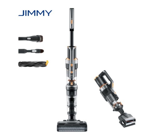 Пылесос вертикальный с функцией влажной уборки Jimmy Cordless Vacuum&Washer HW10 Pro Grey+Golden с адаптером модели ZD24W342060EU (Мятая упаковка) Пылесос вертикальный с функцией влажной уборки Jimmy Cordless Vacuum&Washer HW10 Pro Grey+Golden с адаптером модели ZD24W342060EU (Мятая упаковка)