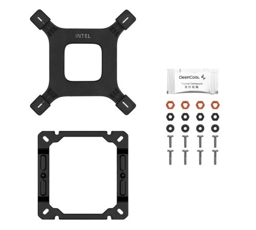 Кулер для процессора DEEPCOOL AG500 DIGITAL ARGB LGA1700/1200/115X/AM5/AM4 (9шт/кор, TDP 240W, PWM, ARGB Fan 120mm, 5 тепл. трубок) RET (R-AG500-BKADMN-G-1)