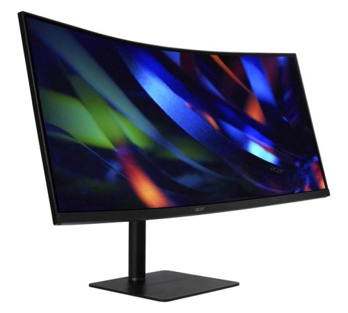 Монитор/ ACER CZ342CURVbmiphuzx 34'', ZeroFrame, Curved 1000R Black, 21:9, VA, 3440x1440, 1 / 0,5ms, 300cd, 180Hz, 1xHDMI(2.0) + 1xDP(1.4) + 1xType-C(65W) + Audio out + USB2.0+USB-B (2up 2down), Speakers 3Wx2, FreeSync Premium, HDR 10, H.Adj. 110, Delta E Монитор/ ACER CZ342CURVbmiphuzx 34'', ZeroFrame, Curved 1000R Black, 21:9, VA, 3440x1440, 1 / 0,5ms, 300cd, 180Hz, 1xHDMI(2.0) + 1xDP(1.4) + 1xType-C(65W) + Audio out + USB2.0+USB-B (2up 2down), Speakers 3Wx2, FreeSync Premium, HDR 10, H.Adj. 110, Delta E