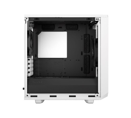 Корпус ПК без блока питания/ Case Fractal Design Meshify 2 Mini TG Clear Tint, Mini-Tower, 1x120mm + 1x140mm, 2xUSB-A 3.2 + 1xUSB 3.2 Type-C mATX, mITX, mDTX White