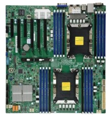 Системная плата/ MB Supermicro X11DPI-N-B,  2x LGA 3647, C622, 16xDDR4 Up to 4TB 3DS ECC RDIMM/3DS ECC LRDIMM, 4 PCI-E 3.0 x16,, 2 PCI-E 3.0 x8, M.2 Interface: 2 PCI-E 3.0 x4, M.2 Form Factor: 2242/2260/2280/22110, M.2 Key: M-Key, 2 PCI-E 3.0 NVMe x4 Inte
