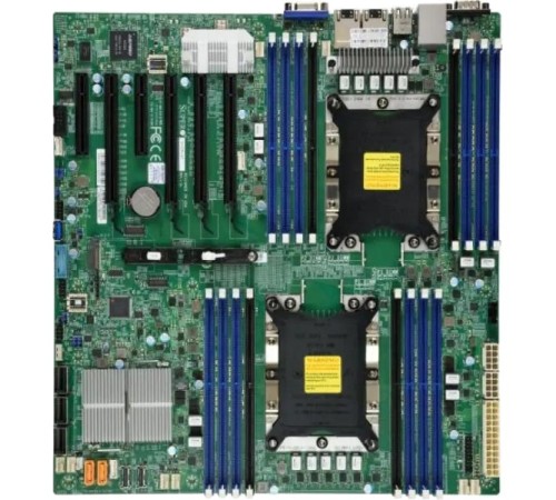 Системная плата/ MB Supermicro X11DPI-N-B, 2x LGA 3647, C622, 16xDDR4 Up to 4TB 3DS ECC RDIMM/3DS ECC LRDIMM, 4 PCI-E 3.0 x16,, 2 PCI-E 3.0 x8, M.2 Interface: 2 PCI-E 3.0 x4, M.2 Form Factor: 2242/2260/2280/22110, M.2 Key: M-Key, 2 PCI-E 3.0 NVMe x4 Inte Системная плата/ MB Supermicro X11DPI-N-B, 2x LGA 3647, C622, 16xDDR4 Up to 4TB 3DS ECC RDIMM/3DS ECC LRDIMM, 4 PCI-E 3.0 x16,, 2 PCI-E 3.0 x8, M.2 Interface: 2 PCI-E 3.0 x4, M.2 Form Factor: 2242/2260/2280/22110, M.2 Key: M-Key, 2 PCI-E 3.0 NVMe x4 Inte