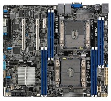 серверная материнская плата ASUS Z11PA-D8,DP XEON,C621,CEB,8DIMM,3PCIE (после СЦ, неоригинальная коробка, некомплект)