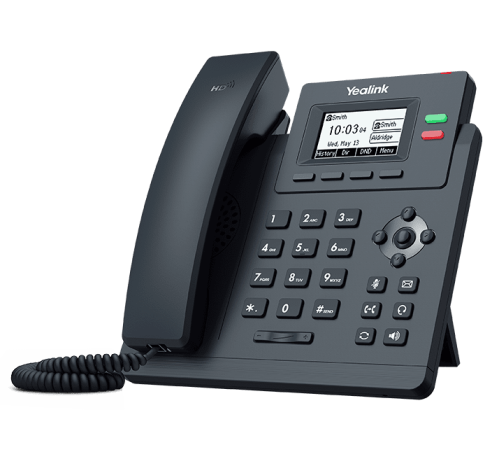 IP Телефон YEALINK SIP-T31P, 2 аккаунта ,2.3" LCD-экран 132х64, PoE, шт. БП в комплекте IP Телефон YEALINK SIP-T31P, 2 аккаунта ,2.3" LCD-экран 132х64, PoE, шт. БП в комплекте