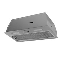 Кухонная вытяжка MAUNFELD/ Кухонная вытяжка, полновстраиваемая , 3 скорости, 870 м3/ч, механическое управление, уровень шума 44 дБ, цвет нержавеющая сталь, угольный фильтр CF150 (не идет в комплеккте)