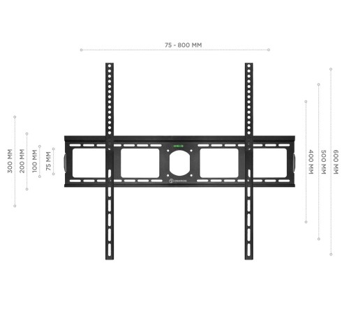 ONKRON кронштейн для телевизора 55"-100" фиксированный, чёрный UF4 ONKRON кронштейн для телевизора 55"-100" фиксированный, чёрный UF4