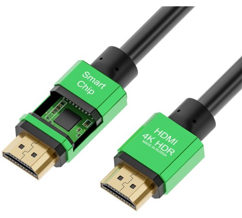 Greenconnect Кабель с активным усилителем сигнала 10.0m AL case 2 ферит кольца, HDMI 2.0, 28/28, SDR 4:2:0 , 4K/60Hz, High speed 19M/19M с усилителем, черный, тройной экран, GCR-51018 Greenconnect Кабель с активным усилителем сигнала 10.0m AL case 2 ферит кольца, HDMI 2.0, 28/28, SDR 4:2:0 , 4K/60Hz, High speed 19M/19M с усилителем, черный, тройной экран, GCR-51018