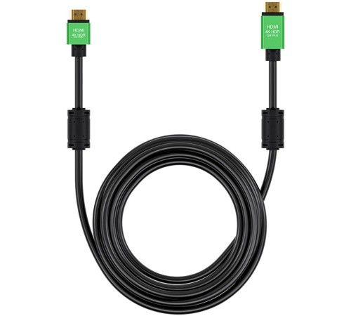 Greenconnect Кабель с активным усилителем сигнала 10.0m AL case 2 ферит кольца, HDMI 2.0, 28/28, SDR 4:2:0 , 4K/60Hz, High speed 19M/19M с усилителем, черный, тройной экран, GCR-51018 Greenconnect Кабель с активным усилителем сигнала 10.0m AL case 2 ферит кольца, HDMI 2.0, 28/28, SDR 4:2:0 , 4K/60Hz, High speed 19M/19M с усилителем, черный, тройной экран, GCR-51018