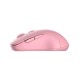 Мышь беспроводная Dareu LM115B Pink (розовый), DPI 800/1200/1600, подключение: ресивер 2.4GHz + Bluetooth, размер 107x59x38мм