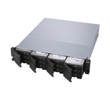 Полка расширения сетевого хранилища без дисков/ SMB QNAP TL-R1200S-RP SATA 6GB/s JBOD storage enclosure, 12-tray 3,5"/2,5" w/o HDD, 3 x SFF-8088, 2 PSU. Rackmount. W/o rail kit RAIL-B02