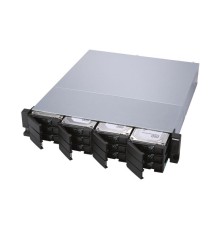 Полка расширения сетевого хранилища без дисков/ SMB QNAP TL-R1200S-RP SATA 6GB/s JBOD storage enclosure, 12-tray 3,5"/2,5" w/o HDD, 3 x SFF-8088, 2 PSU. Rackmount. W/o rail kit RAIL-B02