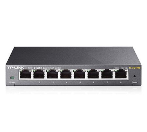 коммутатор TP-Link TL-SG108E, 8-Port Gigabit Easy Smart Switch