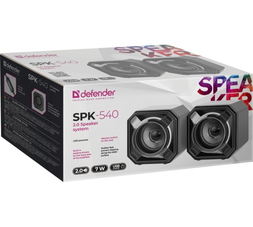 Defender Акустическая 2.0 система SPK-540 7 Вт, питание от USB