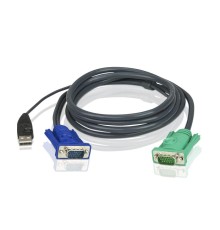 Кабель ATEN CABLE HD15M/USB A(M)--SPHD15M(G), 1.8m