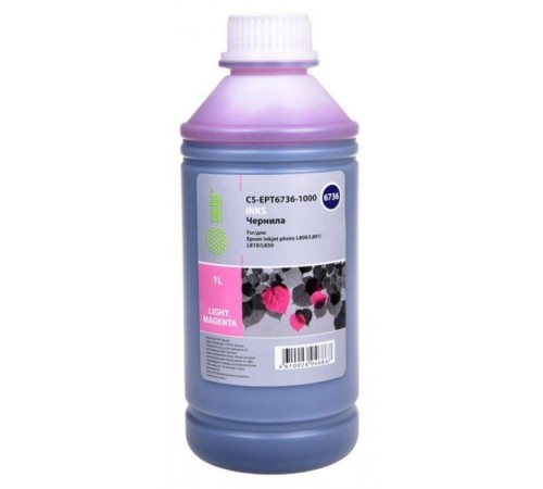 -/ Чернила Cactus CS-EPT6736-1000 T6736 светло-пурпурный 1000мл для Epson L800/L810/L850/L1800