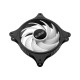 Кулер для ПК/ Case Cooler PCCooler FX-120-3 (120x120x25mm, 3-pin, ARGB, 31.68CFM, 18dBA, 1200RPM, Black)