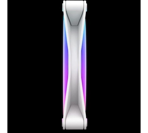 Кулер для корпуса ПК/ Case Cooler NZXT F140 RGB Duo (140x140x25mm, 4-pin PWM, RGB, 84.75CFM, 36dBA, 1800RPM, White)