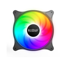 Кулер для ПК/ Case Cooler PCCooler FX-120-3 (120x120x25mm, 3-pin, ARGB, 31.68CFM, 18dBA, 1200RPM, Black)