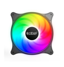 Кулер для ПК/ Case Cooler PCCooler FX-120-3 (120x120x25mm, 3-pin, ARGB, 31.68CFM, 18dBA, 1200RPM, Black)