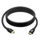 GCR Кабель 3.0m HDMI 2.1, черный, 8K 60Hz, 4K 144Hz, динамический HDR, 4:4:4, Ultra HD, 48.0 Гбит/с, 2 Х экран, армирование, GCR-55552
