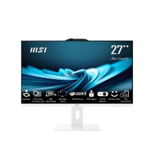 Моноблок/ MSI PRO AP272P 14M   27"(1920x1080 (матовый))/Intel Core i5 14400(2.5Ghz)/8192Mb/512PCISSDGb/noDVD/Int:Intel UHD Graphics 730/Cam/BT/WiFi/-/war 1y/4.63kg/White/noOS + Wireless KB+M