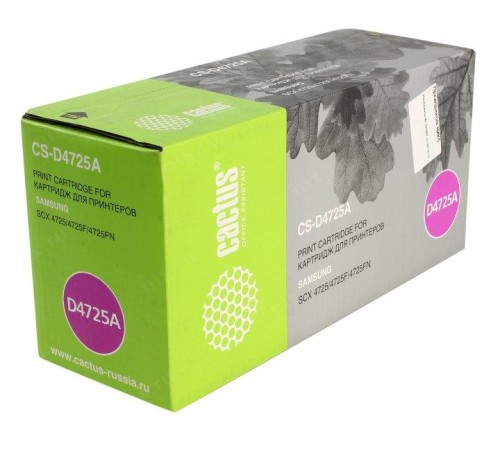 -/ Картридж лазерный Cactus CS-D4725A SCX-D4725A черный (3000стр.) для Samsung SCX-4725/4725F/4725FN