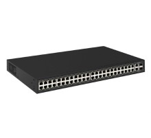 PoE Коммутатор OSNOVO SW-64822(700W) PoE коммутатор Fast Ethernet на 48 x RJ45 + 2 x GE Combo uplink портов. Порты: 4 x FE (10/100Base-T) с PoE (до 60W, A+B) + 44 x FE (10/100Base-T) с PoE (до 30W), 2 x GE Combo Upl