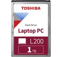 Жесткий диск/ HDD Toshiba SATA3 1Tb 2.5" L200 Slim 5400 128Mb RTL