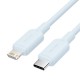 Кабель Vention USB 2.0 CM/Lightning 8M для iPad/iPhone 3A - 1м. Голубой