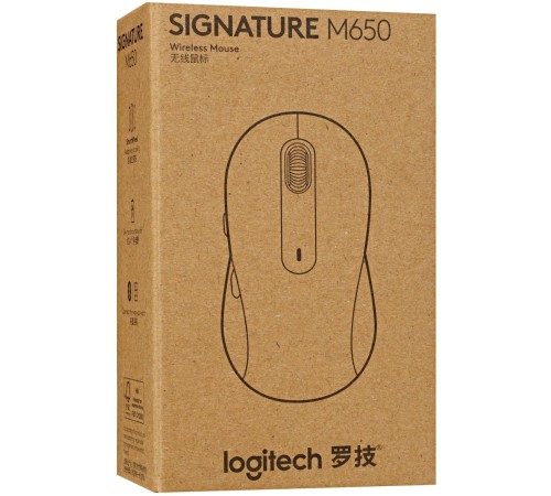 Мышь/ Logitech Wireless Mouse Signature M650 -GRAPHITE-BT-M650