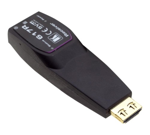 Передатчик и приемник сигнала HDMI по волоконно-оптическому кабелю; кабель 2LC, многомодовый ОМ3, до 200 м, поддержка 4К60 4:4:4 [94-0006150]