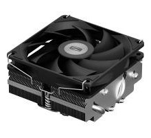 Кулер для процессора/ CPU Cooler PCCooler RC400-53 (125W, 4-pin PWM, 53.5mm, Al/Cu, 4x6mm, 1x92mm, 43CFM, 31.2dBA, 2700RPM, S: 1851/1700/1200/20XX/115X, AM5/AM4, silver, black)