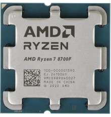Процессор/ CPU AM5 AMD Ryzen 7 8700F (Phoenix, 8C/16T, 4.1/5.0GHz, 16MB, 65W) OEM