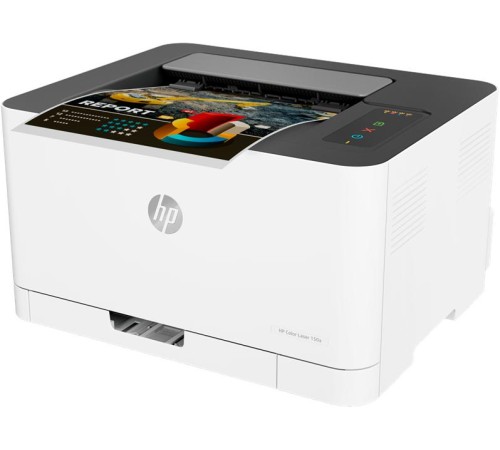 Принтер HP Color Laser 150a Printer (A4,600x600dpi, (18(4)ppm, 64Mb, USB 2.0, 1tray 150, cartridges 700b &500cmy pages in box,repl.SL-C430 )