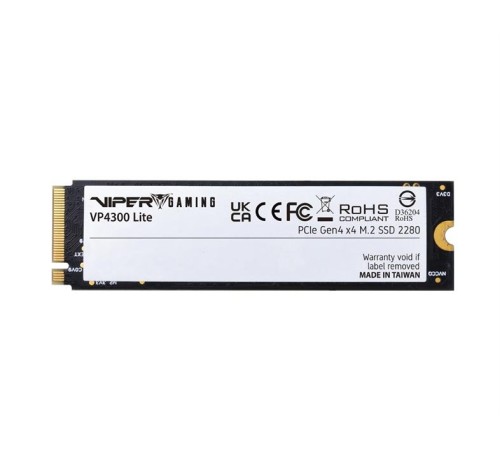 Твердотельный накопитель Patriot Viper VP4300 Lite 2TB M.2 2280 NVMe PCIe 4.0 x4 R7400/W6400 TBW 1600TB 3D NAND Твердотельный накопитель Patriot Viper VP4300 Lite 2TB M.2 2280 NVMe PCIe 4.0 x4 R7400/W6400 TBW 1600TB 3D NAND