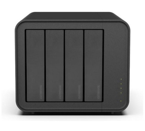 система хранения данных TerraMaster F4-212 tower NAS QC 1,7Ghz/2Gb/TRAID,JBOD,RAID0,1,10,5,6/up to 4 HS SATA(3,5' or 2,5')/2xUSB/1xGbE RJ-45/iSCSI/1xPS/1YW