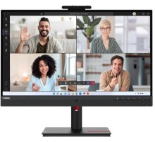 Монитор Lenovo ThinkVision T27hv-30 27" 16:9 QHD (2560x1440) IPS, AG, 4ms, 300N, 1xHDMI 2.1, 1xDP 1.4, 1xDP Out, 1xUSB-C 3.2 Gen 1 (DP Alt Mode), 4xUSB 3.2 Gen 1, 1xRJ45, 5MP Camera+Mic, 5Wx2 Speakers, 1Y