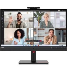 Монитор Lenovo ThinkVision T27hv-30 27" 16:9 QHD (2560x1440) IPS, AG, 4ms, 300N, 1xHDMI 2.1, 1xDP 1.4, 1xDP Out, 1xUSB-C 3.2 Gen 1 (DP Alt Mode), 4xUSB 3.2 Gen 1, 1xRJ45, 5MP Camera+Mic, 5Wx2 Speakers, 1Y