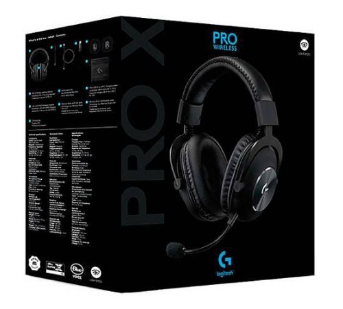 Гарнитура/ Logitech Headset PRO X LIGHTSPEED Wireless Gaming - BLACK