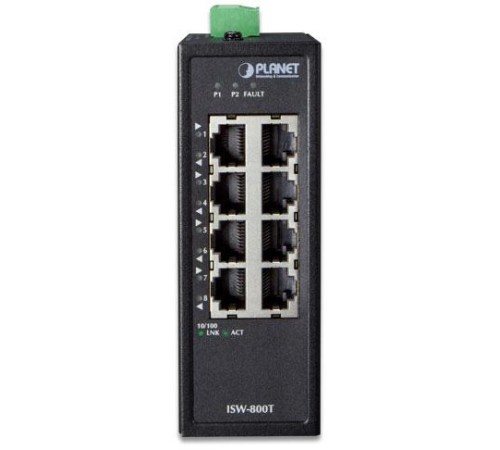 ISW-800T коммутатор для монтажа в DIN рейку/ IP30 Compact size 8-Port 10/100TX Fast Ethernet Switch (-40~75 degrees C) ISW-800T коммутатор для монтажа в DIN рейку/ IP30 Compact size 8-Port 10/100TX Fast Ethernet Switch (-40~75 degrees C)