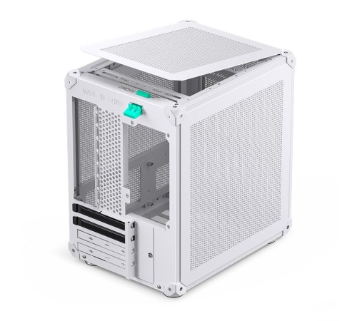 Корпус без блока питания/ Case JONSBO C6-ITX, Micro-Tower, no fan, 1xUSB-A 3.0 + 1xUSB-C 3.1, mDTX, mITX White