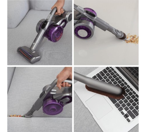 Пылесос вертикальный Jimmy Cordless Vacuum Cleaner JV85 Pro Graphite+Purple с зарядной станцией и адаптером модели ZD24W342060EU (Вскрытая упаковка) Пылесос вертикальный Jimmy Cordless Vacuum Cleaner JV85 Pro Graphite+Purple с зарядной станцией и адаптером модели ZD24W342060EU (Вскрытая упаковка)