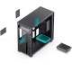 Корпус без блока питания/ Case JONSBO D41 STD SCREEN, Midi-Tower, TG, no fans, 1xUSB-A 3.2 + 1xUSB-C 3.2, ATX, mATX, mITX Black